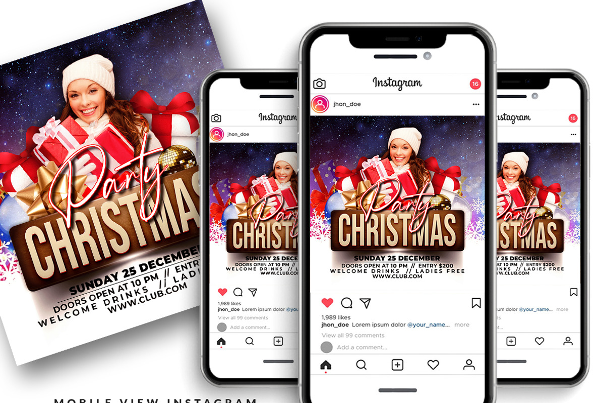 Christmas Flyer, a Flyer Template by AfzaalGraphics (Photo 2 of 2)
