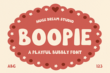 Boopie – Playful Bubbly Font