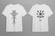 Vegvisir Viking Compass Nordic Runic, an Object Graphic by GraphicRedStudio (Thumbnail 6 of 7)