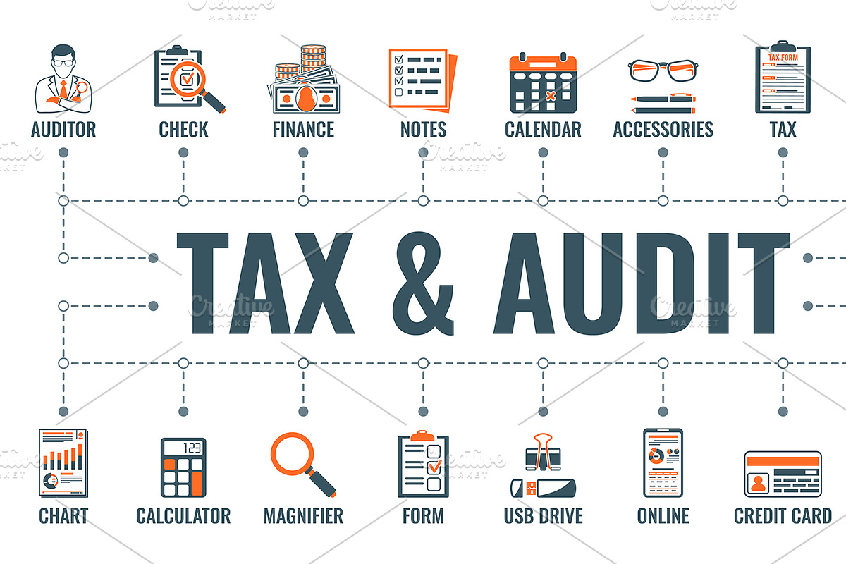 Auditing, Tax, Accounting Concepts, a Finance Illustration by TAlex (Photo 5 of 6)