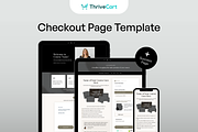 ThriveCart Checkout Template, a Landing Page Template by Pixel & Flow (Thumbnail 1 of 7)