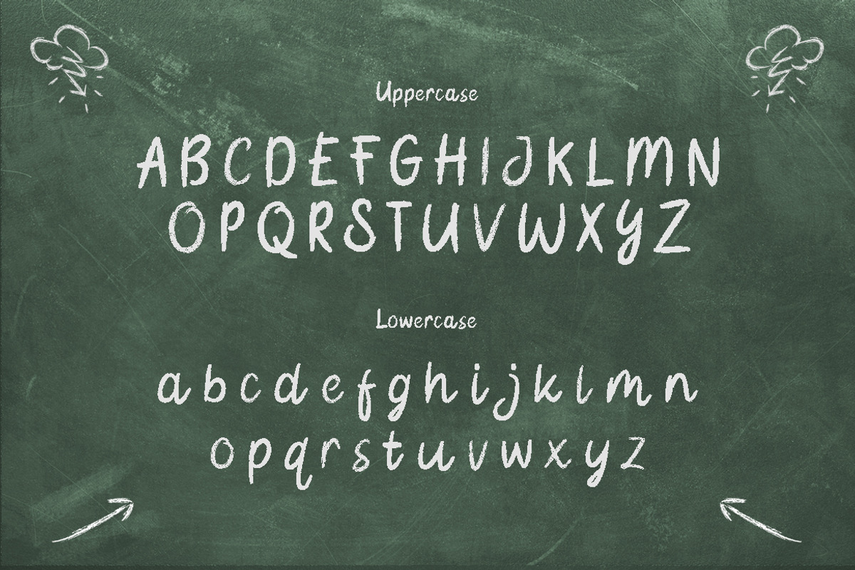 Scaremate - Chalkboard Font, a Font by Typefactoryco (Photo 2 of 8)