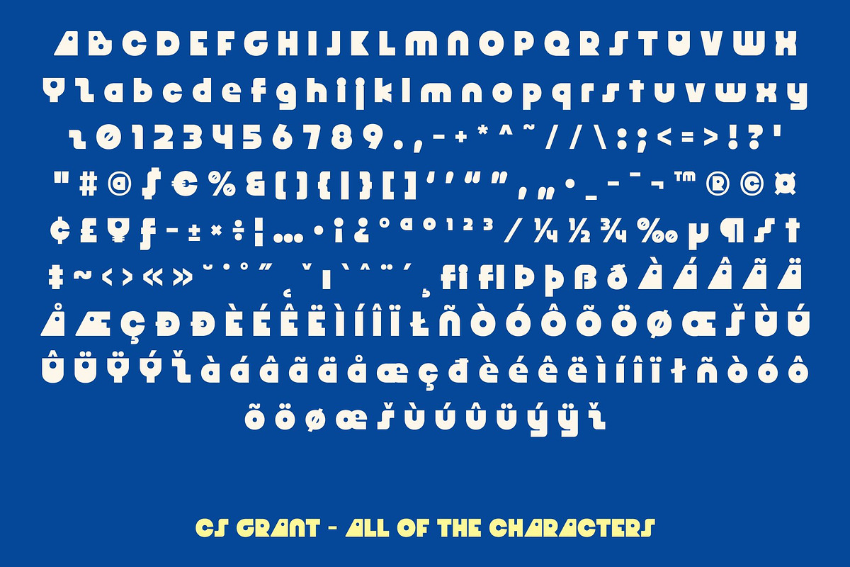 CS Grant – Display Typeface, a Sans Serif Font by Craft Supply Co. (Photo 8 of 8)
