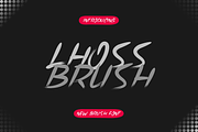Lhoss Brush - Font, a Handwritten Font by artchiles_design (Thumbnail 1 of 5)