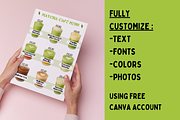 Matcha Menu Template Café Bakerie, a Print Template by GraphiCarola (Thumbnail 5 of 8)