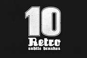 10 Photoshop Retro Subtle Brushes preview 2