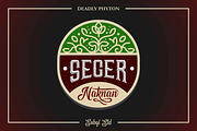 Deadly Phyton Combo, a Serif Font by Subqi Std (Thumbnail 2 of 14)