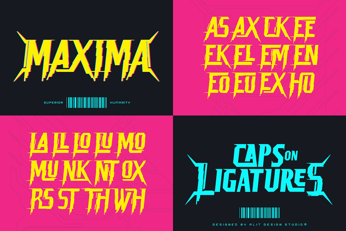 Arcade Funk Typeface, a Serif Font by alit design (Photo 12 of 20)
