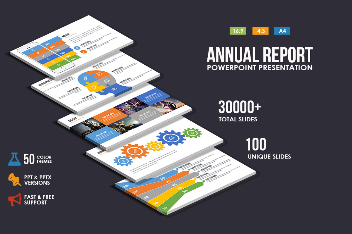 2018 Mega Bundle - 55 Presentations, a Presentation Template by Creative Slides (Photo 30 of 31)