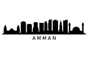 Skyline Amman, an Illustration by Mark1987