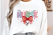 Faux Yarn Valentines Day Nurse Bow, an Illustration by designcity5 (Thumbnail 6 of 9)