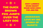 Junoa - Retro Display Font, a Sans Serif Font by HAN (Thumbnail 5 of 10)