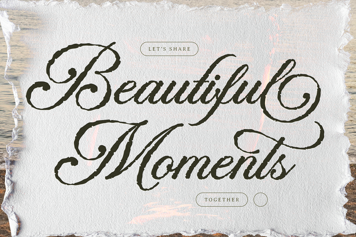 Eloquent Signature-Luxury Script, a Script Font by Namara Creative Studio (Photo 4 of 12)