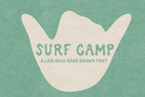 Surf Camp: A Hand Drawn Font