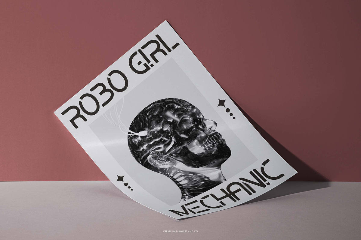 Polaryon - Sans Serif Display Font, a Sans Serif Font by Flawless And Co (Photo 7 of 10)