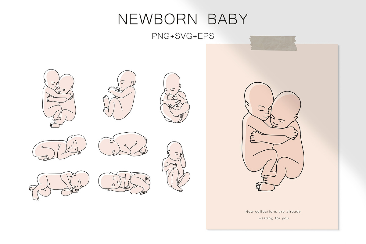 Pregnant & Maternity Woman, a Person Illustration by ms Julia Nova (Photo 3 of 9)