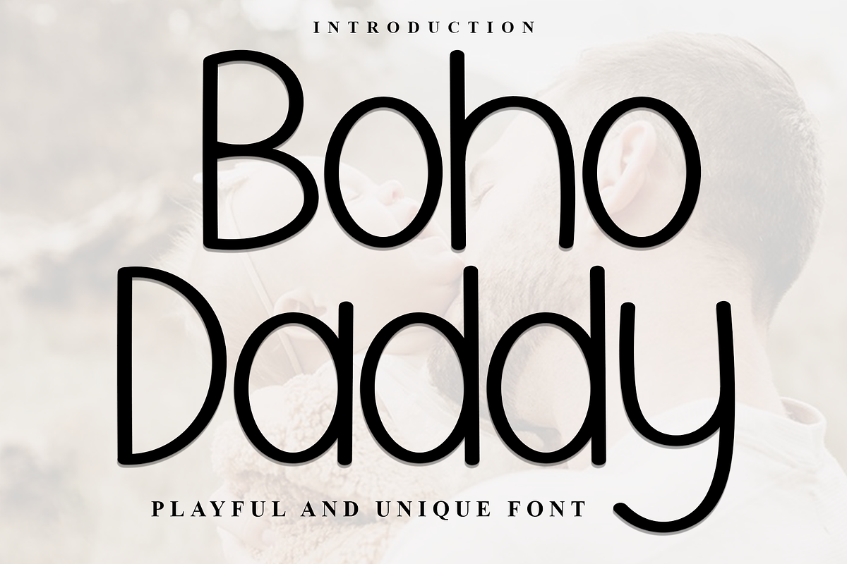 Boho Daddy, a Sans Serif Font by FreshTypeINK (Photo 1 of 8)