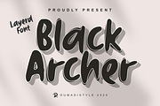 Black Archer, a Font by Dumadistyle (Thumbnail 1 of 8)