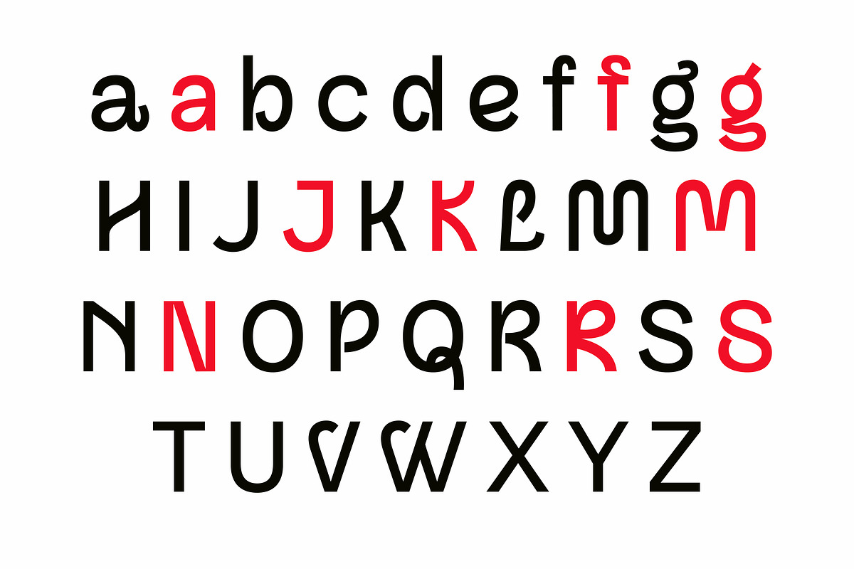 Ghivane - Quirky Trendy Logo Font, a Sans Serif Font by Casloop Studio (Photo 8 of 9)