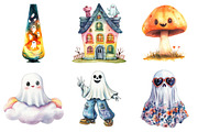Groovy Halloween Clipart, Trendy, an Illustration by Daily.Designs (Thumbnail 2 of 5)