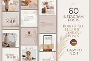 Boho Chic Minimal Instagram Template, a Social Media Template by Faytemplates (Thumbnail 2 of 8)