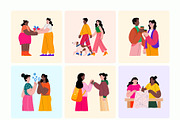 Friends Illustration Art Set, a Person Illustration by Vectors Market (Thumbnail 9 of 9)