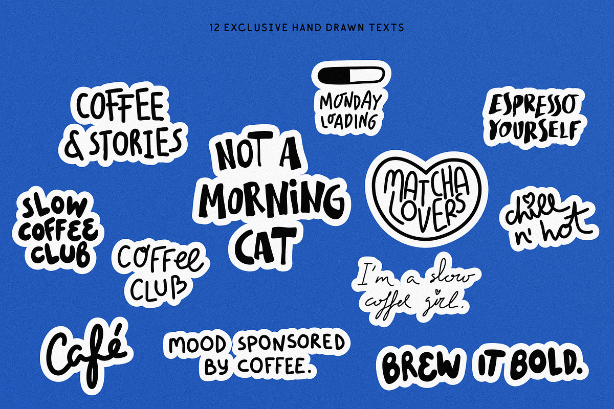 The Coffee Club Illustration Pack, an Object Graphic by CarmineType (Photo 13 of 14)
