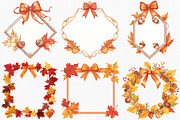 Coquette Fall Autumn Halloween Frame, an Illustration by Canvas Craft (Thumbnail 3 of 7)