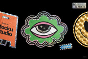 Sticker Mockup Machine Multi-Holo, a Packaging Mockup by Mocku (Thumbnail 3 of 22)