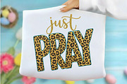 Just Pray Christian Png Religious, an Illustration by Designking (Thumbnail 1 of 6)