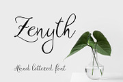 Zenyth Font, a Script Font by Digital Typeface Studio (Thumbnail 1 of 5)