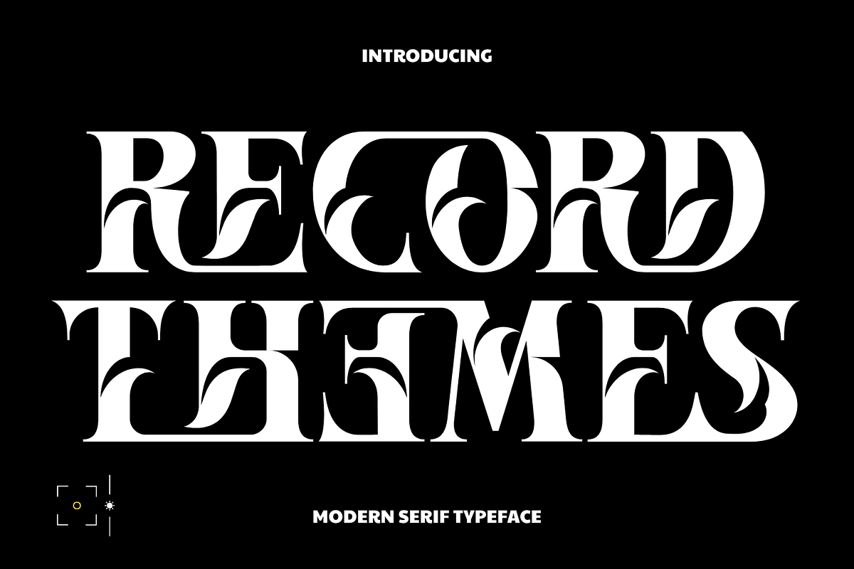 Record Themes - Elegant Font, a Serif Font by 177Studio (Photo 1 of 8)