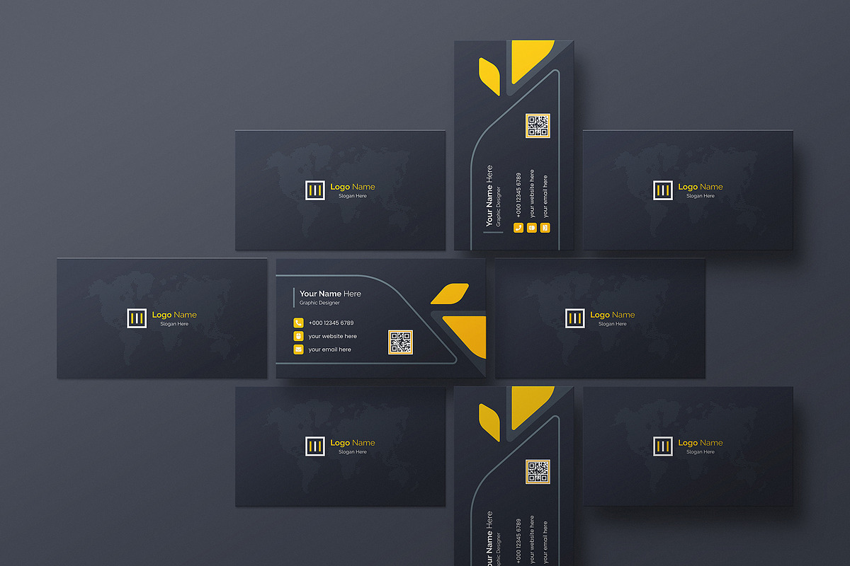 Business Card Design Template, a Business Card Template by mijli (Photo 18 of 20)