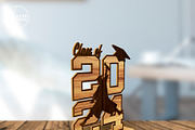 Graduation 2024 Decorative Cut File, a Templates & Theme by LaserCutano (Thumbnail 2 of 7)