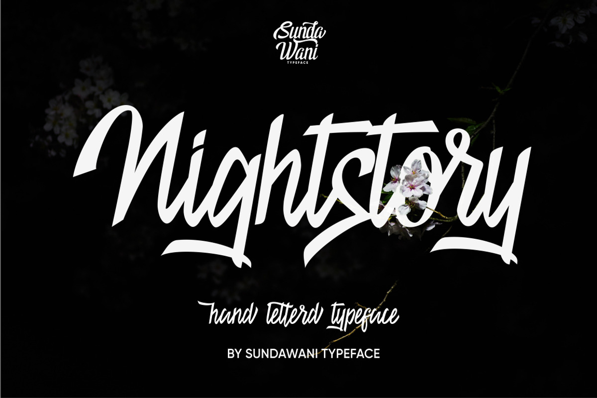 Nightstory Typeface 40% 0ff