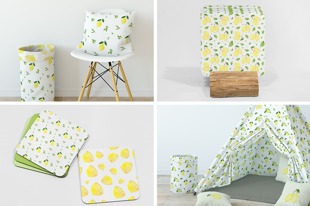Lemons & Limes Watercolor Collection, a Decorative Illustration by Spirit of Colors (Photo 6 of 6)