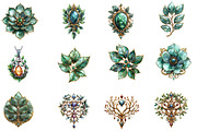 Elven Forest Emblems CLIPART, an Illustration by Designworld (Thumbnail 3 of 4)
