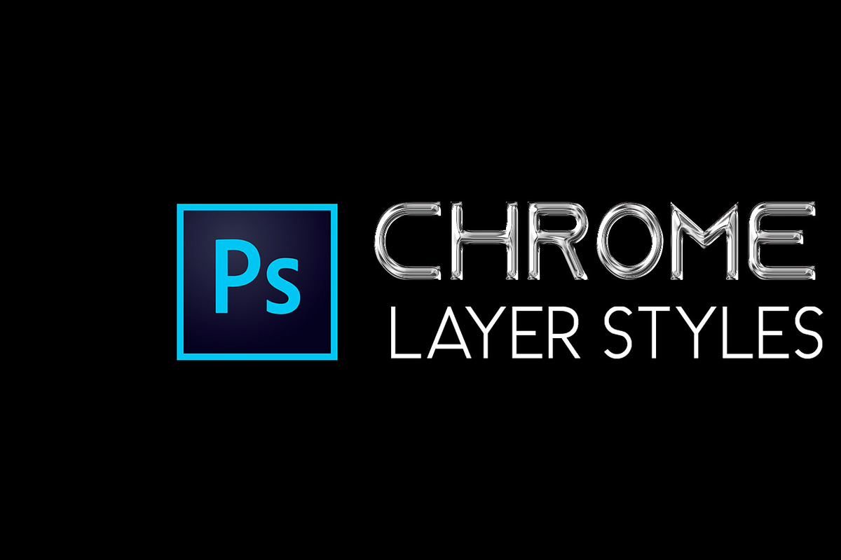 Silver Chrome Photoshop Layer Styles, a Layer Style Add-On by Posh Papers & Patterns (Photo 5 of 10)