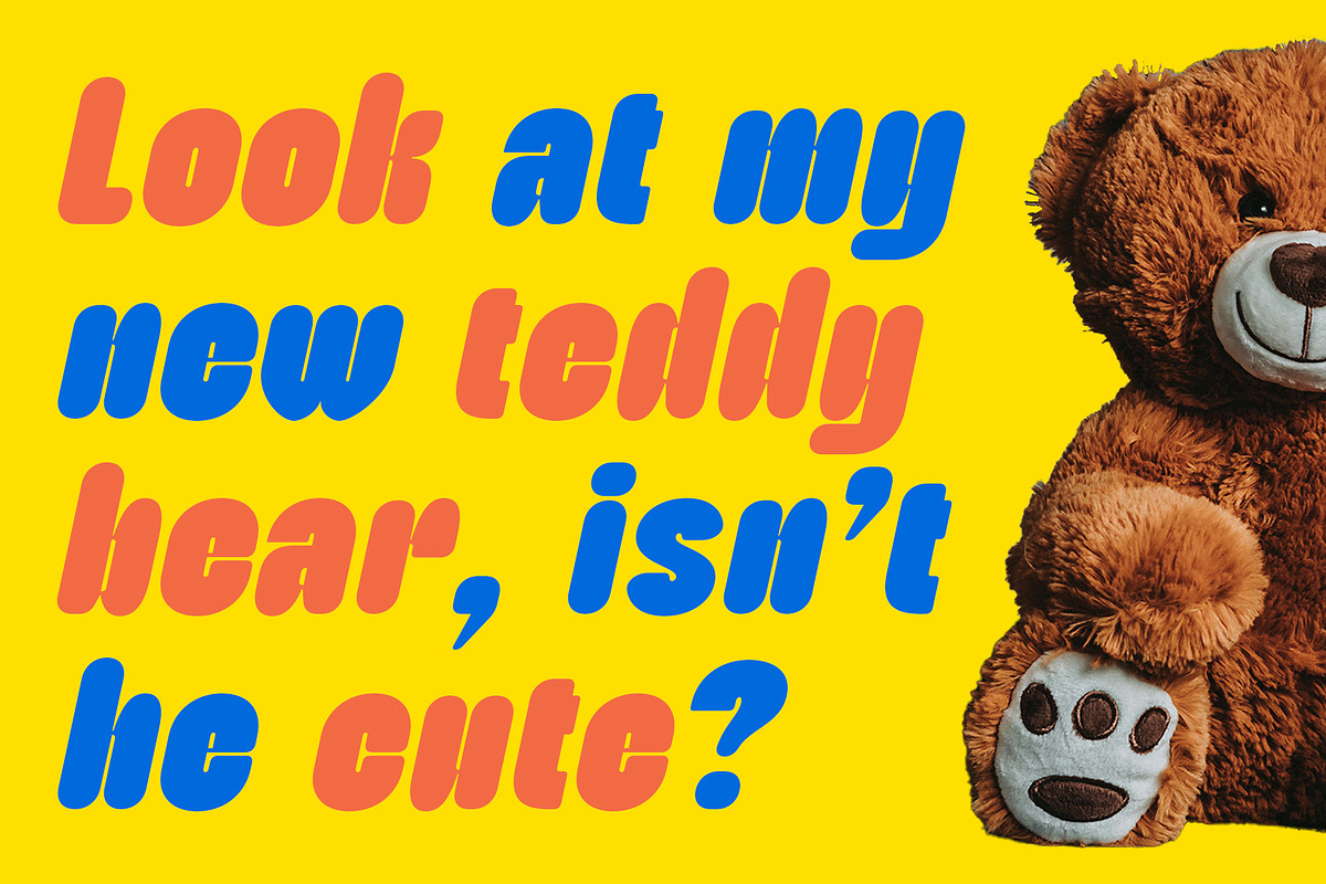 Bamboly Rounded, a Sans Serif Font by Craft Supply Co. (Photo 3 of 8)