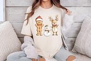 Cute Christmas clipart, an Animal Illustration by DreamCafeArt (Thumbnail 5 of 6)