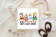 Just a Silly Goose Summer PNG, an Illustration by CraftArtStudio (Thumbnail 4 of 4)