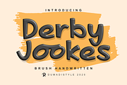 Derby Jookes, a Font by Dumadistyle (Thumbnail 1 of 10)