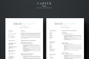 Modern resume & CoverLetter Template, a Resume Template by careerboutique (Thumbnail 5 of 6)