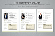 Conference Speaker Media Kit, a Brochure Template by Oshin Design (Thumbnail 4 of 8)