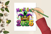 Happy Mardi Gras 2026 Png, an Illustration by designcity5 (Thumbnail 6 of 9)