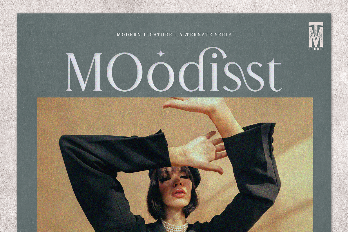 Moodisst Modern Serif, a Serif Font by Moodtype (Photo 1 of 7)