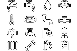 Vector illustration of plumbing, an Illustration by ZinetroN