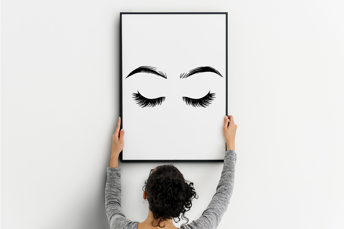 Quotes, Girls, MakeUp and lashes!, a Decorative Illustration by Yana Lesiuk (Photo 9 of 11)