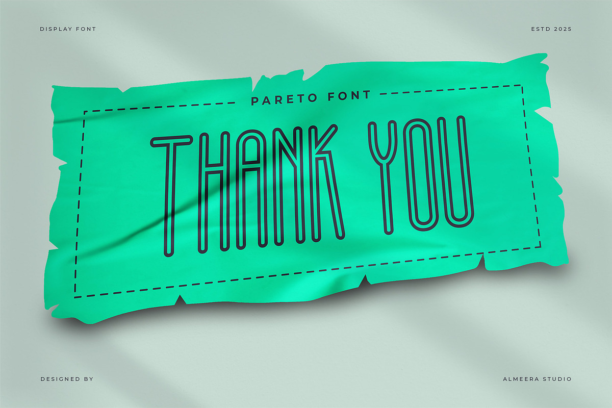 Pareto, a Sans Serif Font by Almeera Std (Photo 6 of 6)