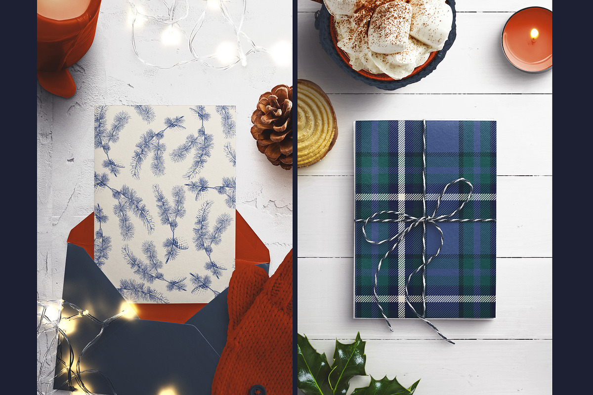 Christmas Duo Patterns, a Pattern Graphic by Bloomart Studio (Photo 5 of 5)